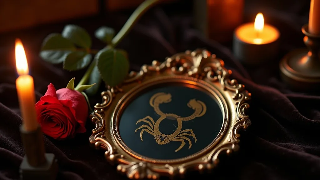 Venus in Scorpio: Psychology of Passion and Control — natal chart illustration
